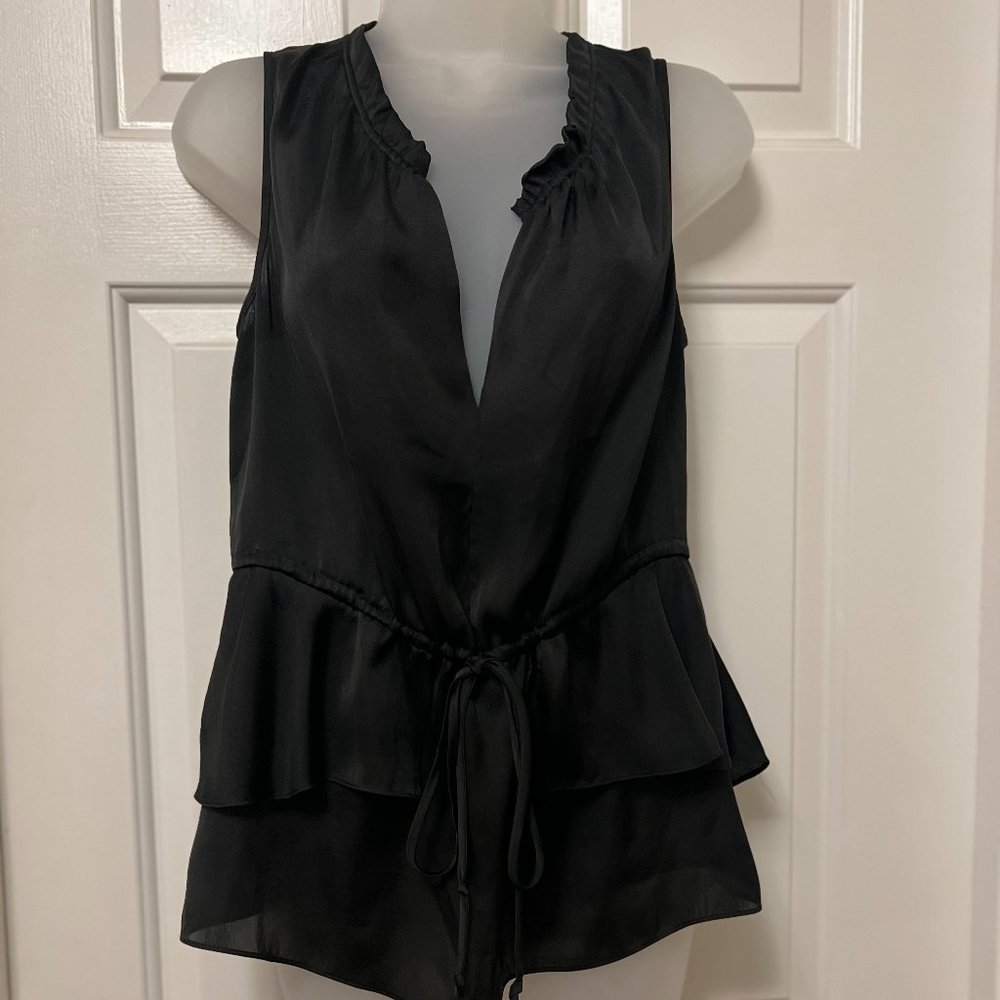 Cynthia Steffe Black Sleeveless Top